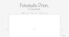 Desktop Screenshot of fotostudio-prion.de